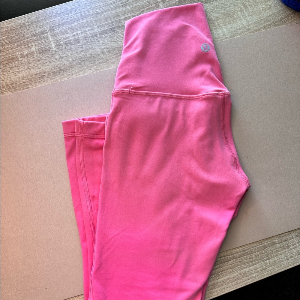 Lululemon Align High Rise Crop 21” in the color Guava
